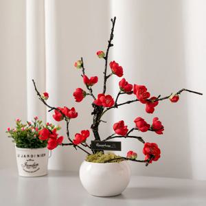매화화분Bset 30cm 2colors 인테리어 봄 조화