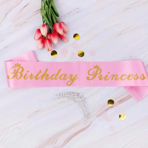 생일어깨띠 Birthday Princess