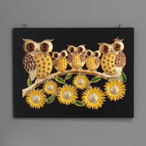 풍수 (kcjg)복부엉이 부조액자 B 2size