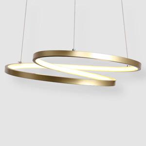 LED 식탁등 루쏘 500 1등 펜던트 골드 40W 전구색