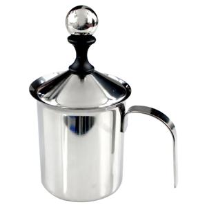 스텐 이중망 우유거품기 밀크포머 홈카페 라떼 만들기 800ml