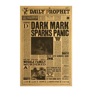 R04 영화 해리포터 빈티지포스터 브로마이드 예언자일보 교육령 Harry Potter