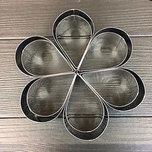 물방울 조각케이크 무스링 떡틀 6set 2size(대/소)