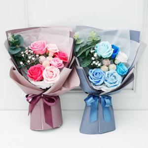 비누 장미꽃 블라썸 꽃다발_2colors