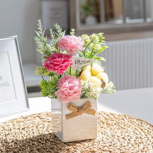 비누 카네이션 조화 화분 러블리즈 Aset 23cm 2컬러 꽃 어버이날