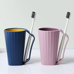 거꾸로 물 고임 없는 칫솔꽂이 / 양치컵 (심플형) 5colors