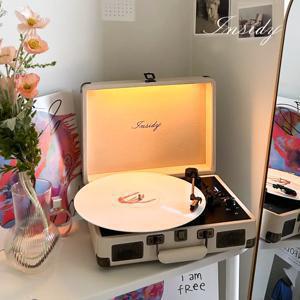 무드등 무선 LP 턴테이블 블루투스 스피커 IBT-Retro Light