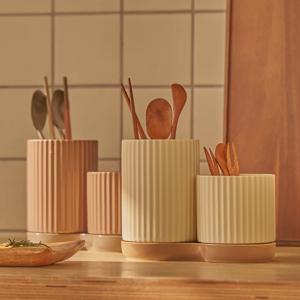 명품 퀄리티! 카빙 수저통 3P세트 2colors