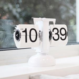 디자인 레트로 플립 탁상시계 2colors