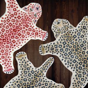 표범 레오파드 러그 동물 인테리어 카페트 2size / 2color