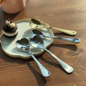하트 스텐 티스푼 디저트 스푼 홈카페 커트러리