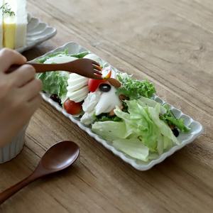 도자기 정갈한 일본 그릇 시노기 직사각접시 생선접시