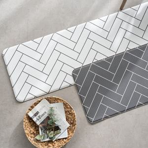 모던 헤링본 양면쿠션 주방매트 2size