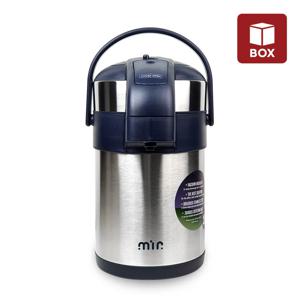 (1BOX) 미르 진공 에어포트 보온보냉병 2.5L-6개 휴대용 대용량 보온병 캥핑 물병