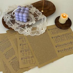 빈티지 영문 /악보 페이퍼  55장SET 2color