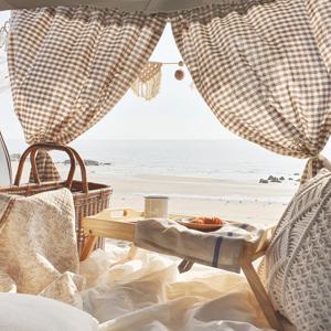 선데이체크 차박 트렁크 커튼 2장 4color