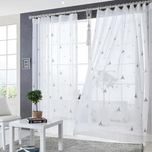 텐트 키즈자수 속커튼 화이트 린넨커튼 맞춤제작 이음선없는 차르르 아이방 나비주름 커튼