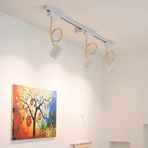 원통 MR 자바라 레일조명 1M 3구 세트_2colors