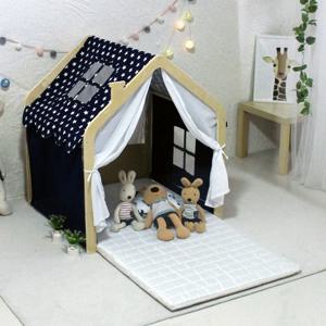 네추럴 원목 하우스 플레이텐트 아동침대:일반형(별)