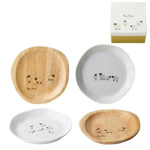 [해외]엠모드 모코모코 15cm 미니 그릇 앞접시 4PCS 세트(선물상자 포함)