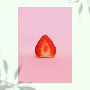 풍수 딸기_스무디 복을 불러오는 과일 그림 팝아트 인테리어 아트 포스터