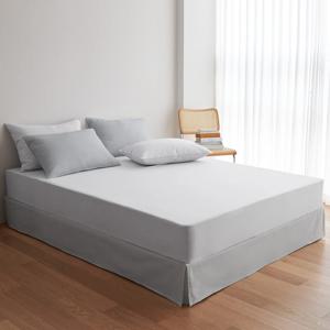 순면 매트리스 홑겹 커버 침대 슈퍼싱글 퀸 라지킹 (4size / 10colors)