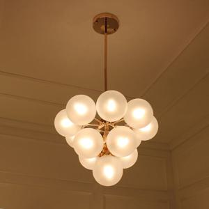 LED 식탁등 버블팝 골드 13등