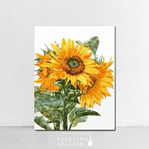 돈을 부르는 해바라기 DIY 명화 그리기 유화그리기 세트