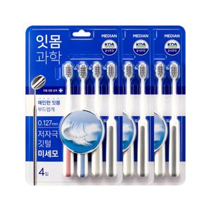 메디안 잇몸과학 칫솔 4입 x 3 (총 12입)
