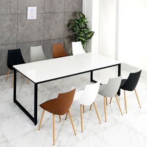 오피스 회의실 거실 초대형 책상 테이블 식탁 2100 (의자별도구매)