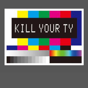 A709 - KILL YOUR TV 로고 캐릭터 스티커 방수 리폼 DIY 폰케이스 스티커
