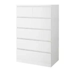 MALM 6칸 서랍장 80x123