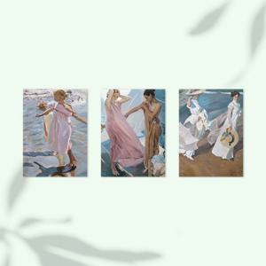 호아킨_해변 시리즈 인테리어 분할 명화 그림 시리즈 캔버스 액자