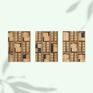 민화_책가도 시리즈 인테리어 분할 명화 그림 시리즈 캔버스 액자