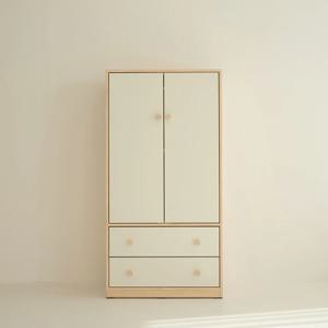 모로우 자작나무 화이트 원목 미니장롱