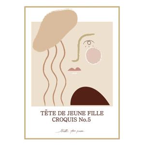 MUETTE 인테리어 드로잉 아트액자 Croquis d'etudes no.5