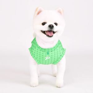 강아지 옷 네온도트 티셔츠 2colors