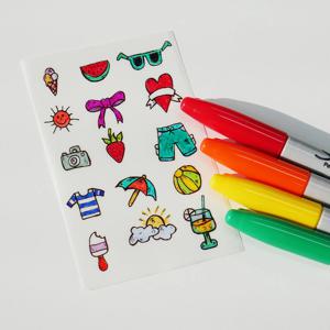 페이지 PAGEE 전용 컬러펜 24색 (네임 바코드 모바일 스티커 꾸미기)