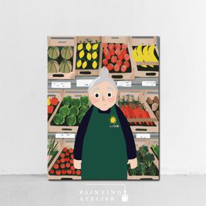 과일가게 할머니 DIY 명화 그리기 유화그리기 세트