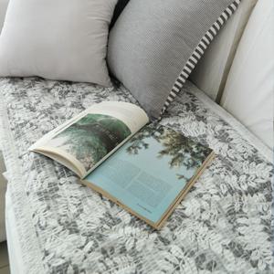 리프 시어서커 여름쿨 쇼파패드 (2단/3단/4단) 쇼파커버 2color