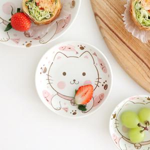 키즈네코 어린이 반찬접시 14cm