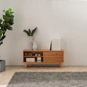 블레어 북유럽 원목 TV 거실장 1200