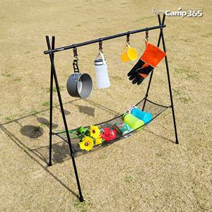 경량 인디언 행어 행거 감성 캠핑 옷걸이 수납대 정리 메쉬 건조대 랜턴 걸이