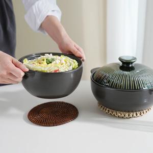 라인팟 무균열 내열냄비 뚝배기 2종세트 16cm+18cm (5color)