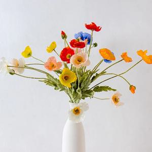양귀비 조화 1송이 7color