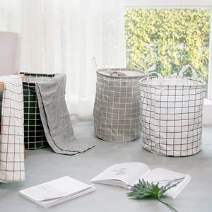 패브릭 틈새 슬림 빨래바구니 3color 캠핑 햄퍼 빨래통 분리수거