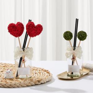 [2+1] 공기정화식물 스칸디아모스 원형 디퓨저 130ml