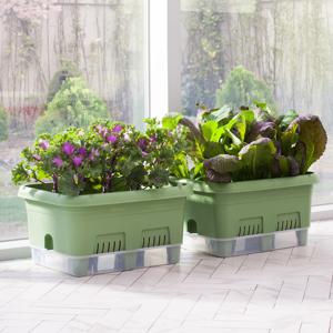 베란다 홈가드닝 내집에 텃밭 화분 대용량 급수식 2color / 2size