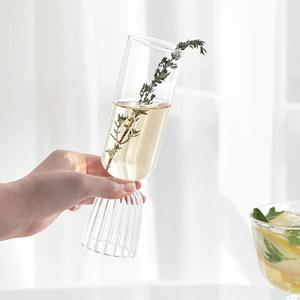 티니블랑 벨 시리즈 샴페인 글라스 200ml / 홈파티 크리스마스 유리잔