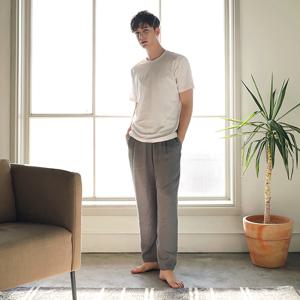 케이시 모달샤틴 홈웨어 남성 바지+기프트패키지(선물박스/손잡이리본/속지)
